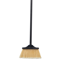 Short Lobby Angle Dustpan Broom, Black